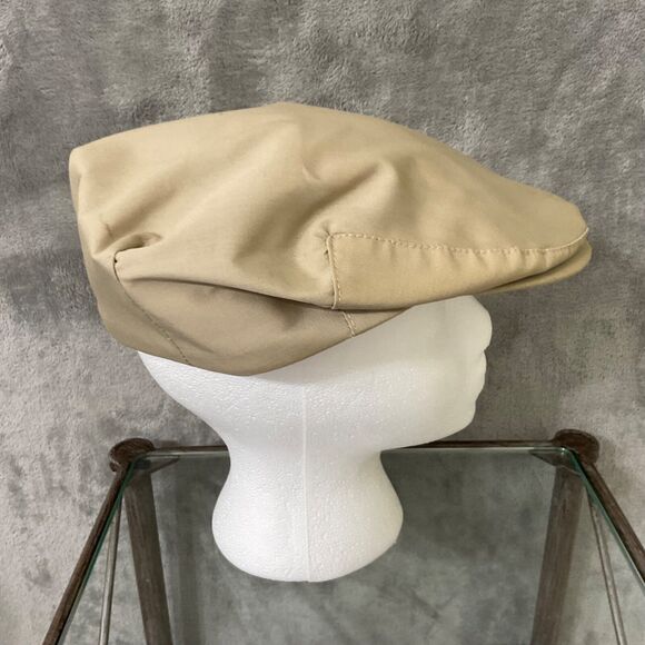 VTG.  Dorfman Pacific Golf Cabbie Cap Newsboy Hat Size L Snap front satin lined - Picture 3 of 7